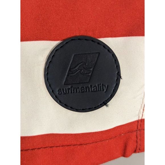 NEW Surfmentality Men's Shorts Surf Swim Beach XXL American Flag Beach Wear NWT - Picture 12 of 14